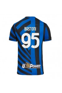 Fotbalové Dres Inter Milan Alessandro Bastoni #95 Domácí Oblečení 2024-25 Krátký Rukáv